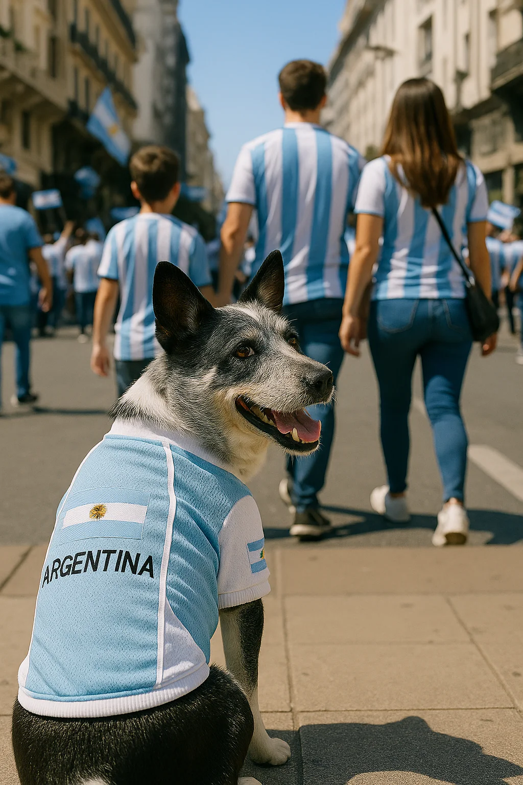 Parisian Pet Team Argentina Dog Jersey