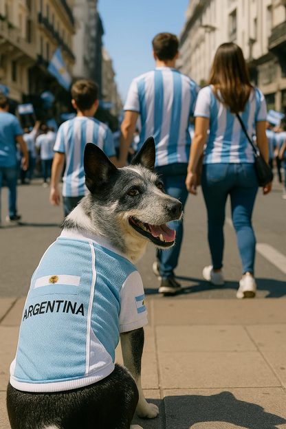 Parisian Pet Team Argentina Dog Jersey