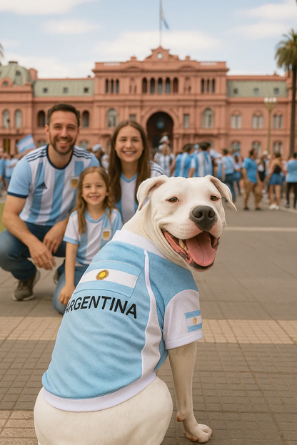 Parisian Pet Team Argentina Dog Jersey
