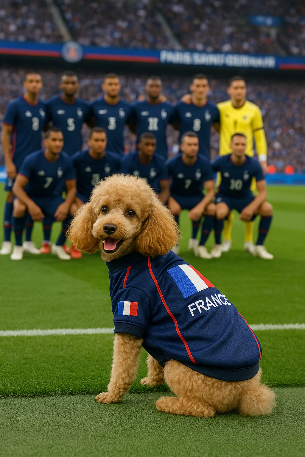 Parisian Pet Team France Dog Jersey