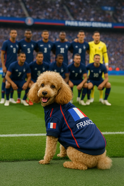 Parisian Pet Team France Dog Jersey