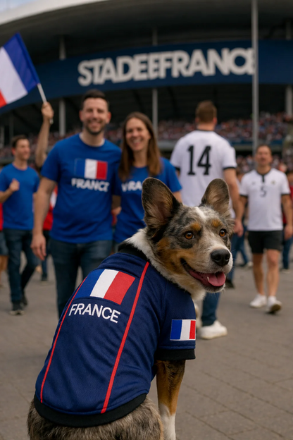 Parisian Pet Team France Dog Jersey