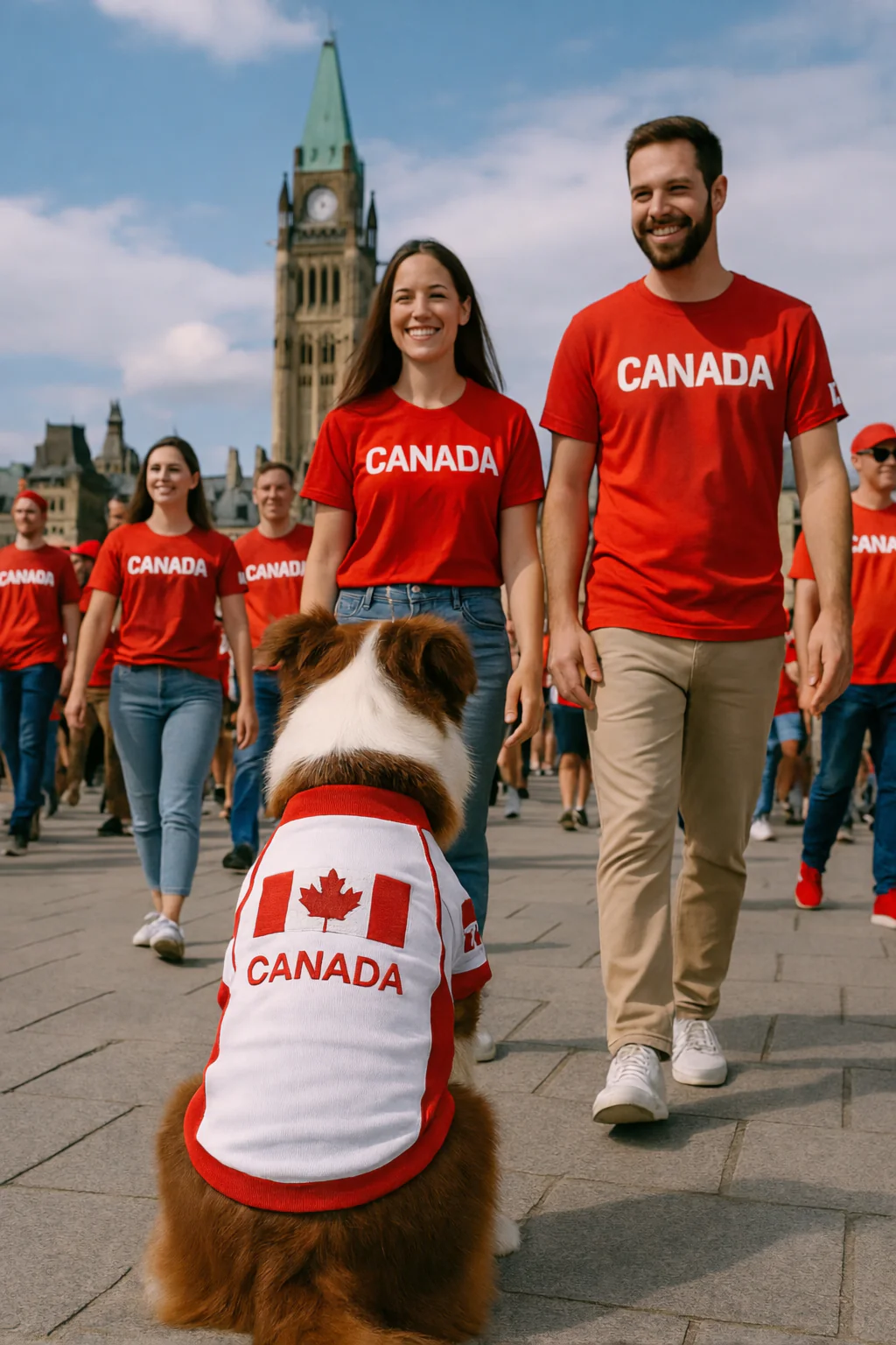 Parisian Pet Team Canada Dog Jersey