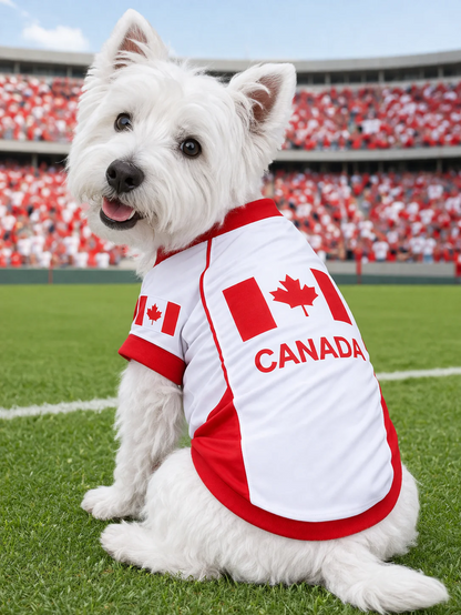 Parisian Pet Team Canada Dog Jersey